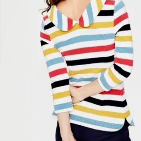 Boden Multicolor Striped Blouse - Picture 6 of 14